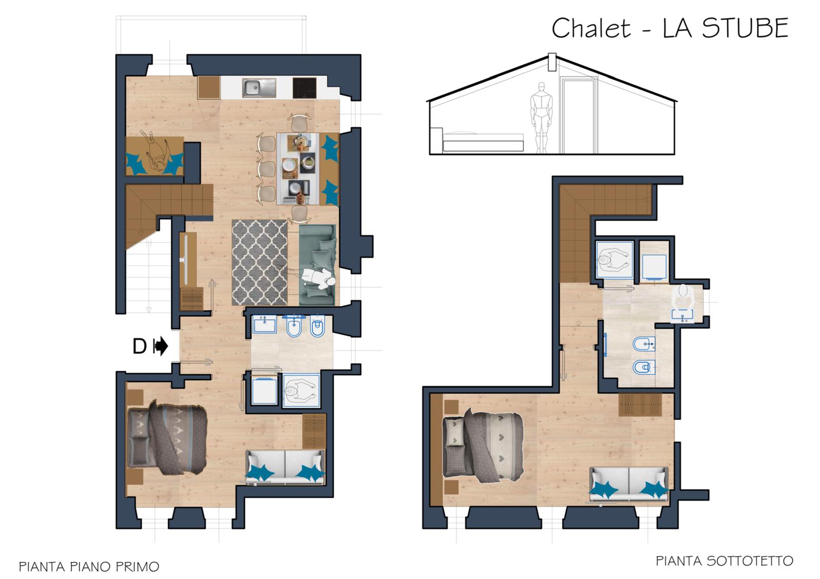 Appartamento Deluxe - Chalet La Stube
